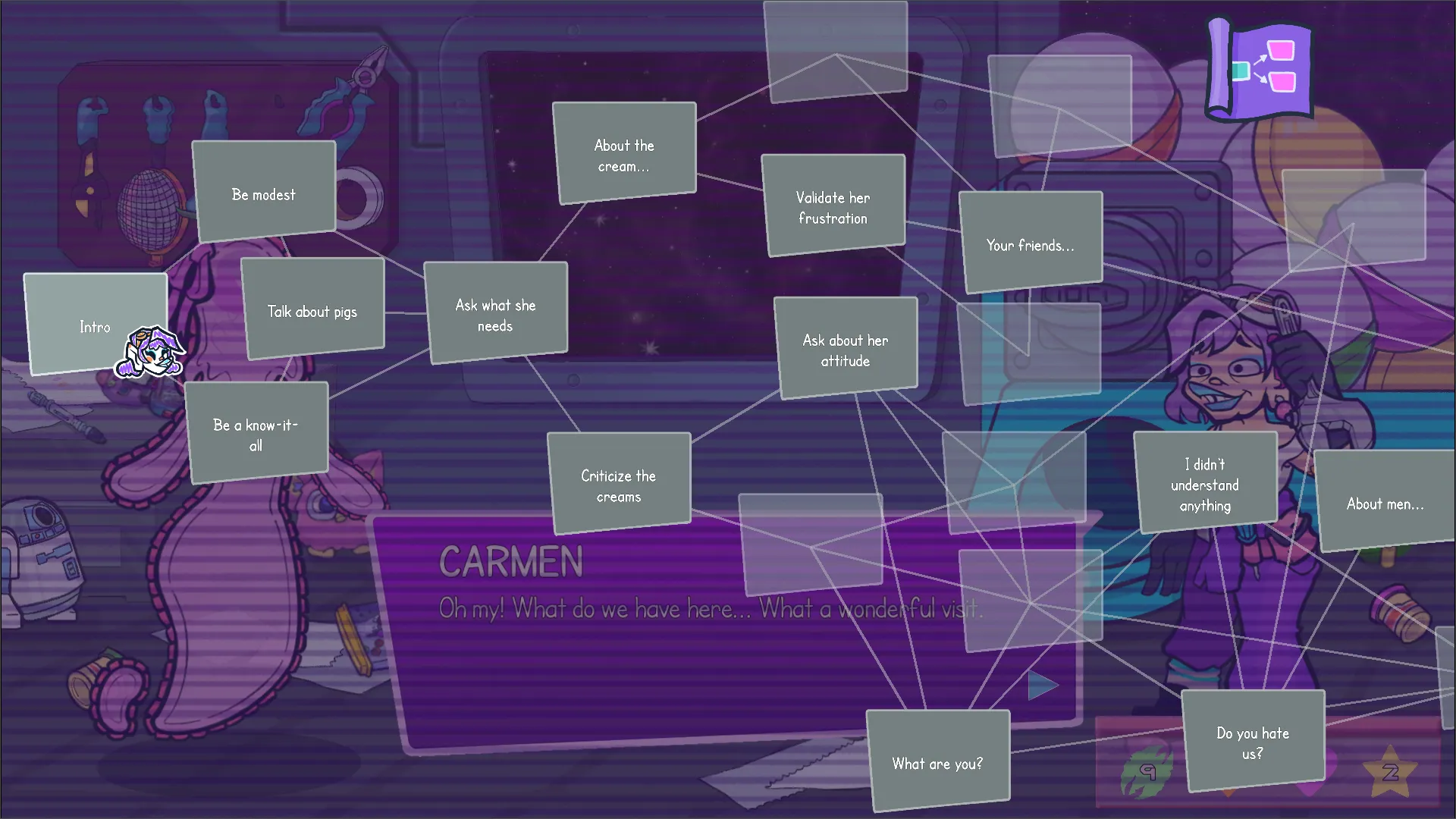 Space Diva Gameplay Screenshot 3