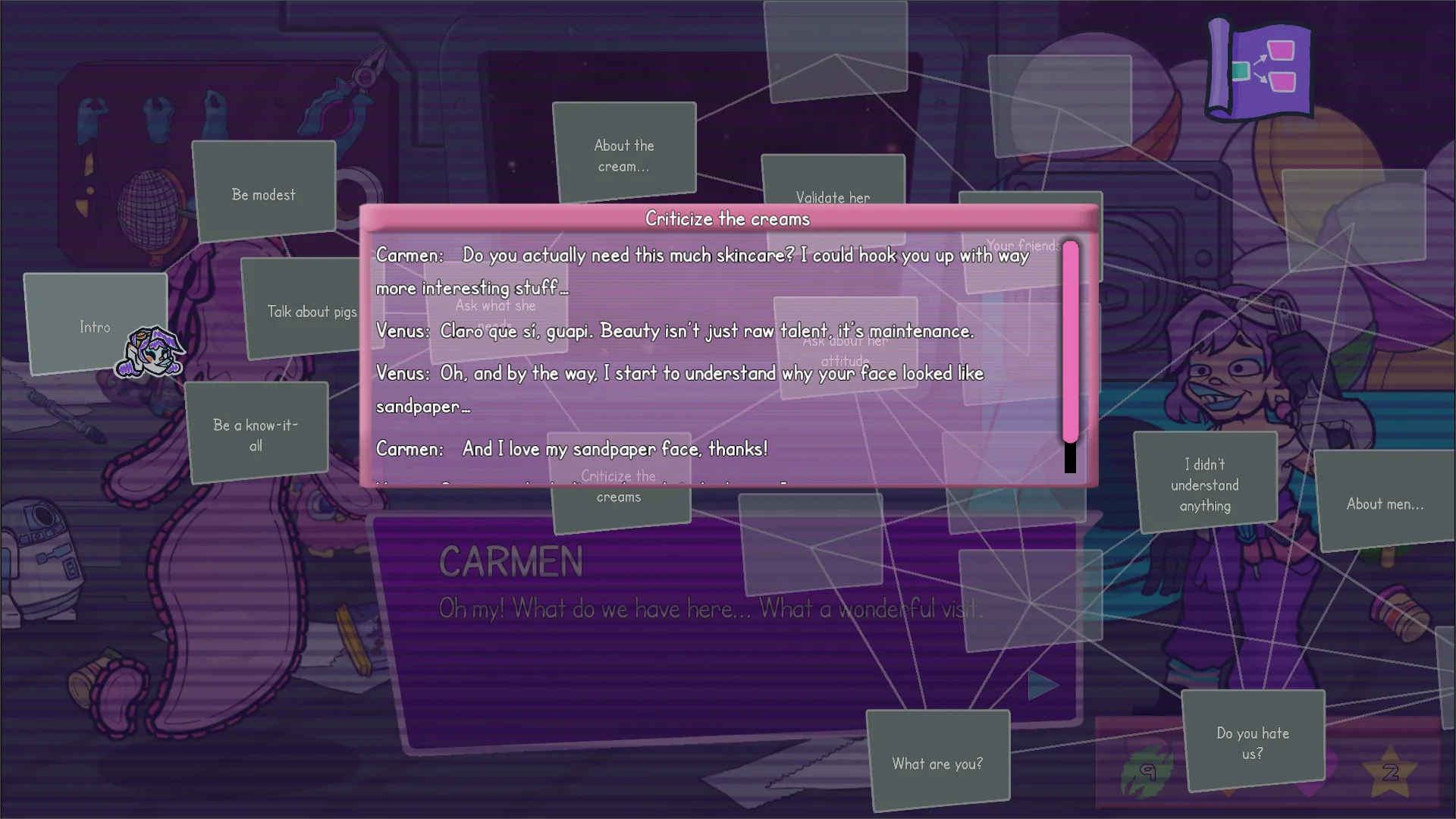 Space Diva Gameplay Screenshot 4