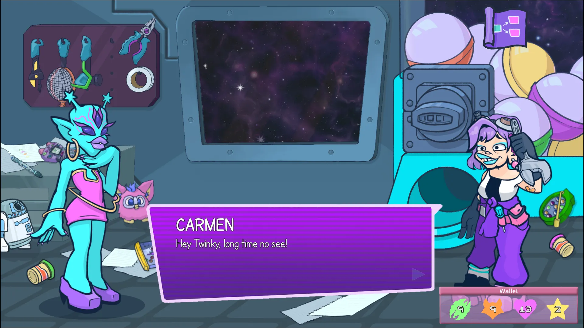 Space Diva Gameplay Screenshot 7