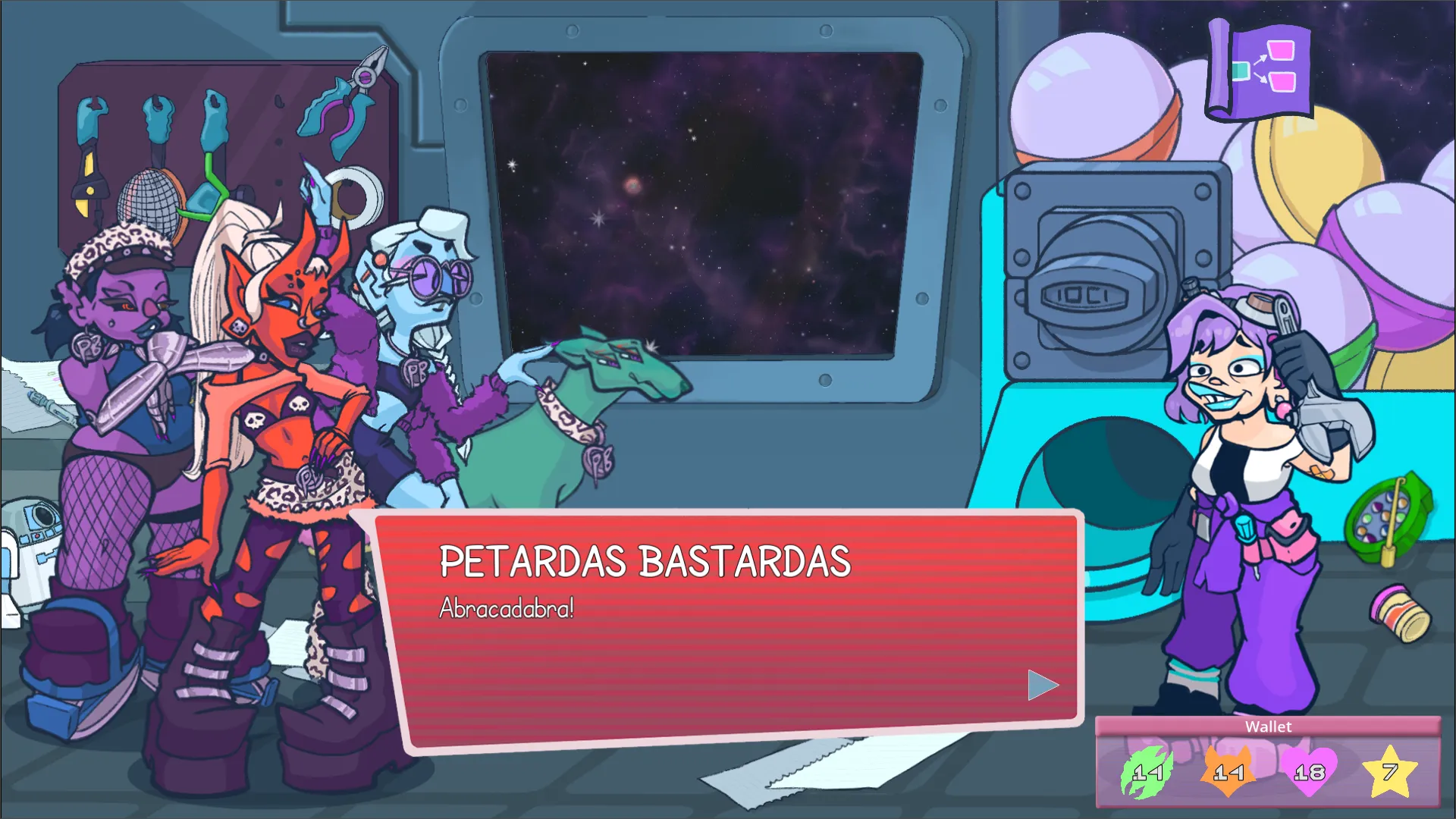 Space Diva Gameplay Screenshot 9